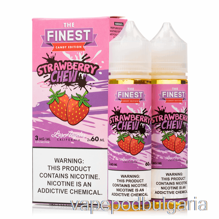 Vape Течности Strawberry Chew - The Finest Candy Edition - 120ml 6mg